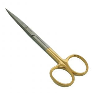 iris scissors straight gold 13cm